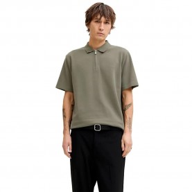 дамски,блузи,с,яка,мъжки,блузи,с,яка,jack,&,jones,blaethan,zip,short,sleeve,polo,green,(smokey,olive)