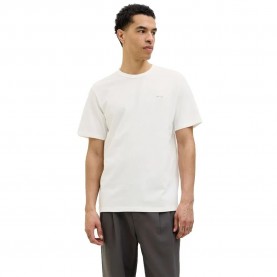 Тениска Jack & jones Blualves short sleeve T-shirt - White (Cloud Dancer) тениска,мъжки,тениски,дамски,тениски,jack,&,jones,blualves,short,sleeve,t,shirt,white,(cloud,dancer)