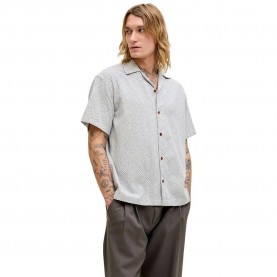 Риза с къс ръкав Jack & jones Bluwinson Print Dobby short sleeve shirt - Blue (Ashley Blue / Relaxfit) риза,с,къс,ръкав,дамски,ризи,мъжки,ризи,jack,&,jones,bluwinson,print,dobby,short,sleeve,shirt,blue,(ashley,blue,relaxfit)