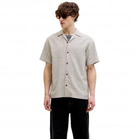 Риза с къс ръкав Jack & jones Bluwinson Print Dobby short sleeve shirt - Beige (Moonstruck / Relaxfit) риза,с,къс,ръкав,дамски,ризи,мъжки,ризи,jack,&,jones,bluwinson,print,dobby,short,sleeve,shirt,beige,(moonstruck,relaxfit)