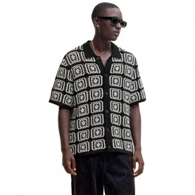 блуза,мъжки,пуловери,дамски,пуловери,jack,&,jones,colin,knit,short,sleeve,sweater,black,(black,sea,salt)