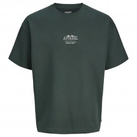 Тениска Jack & jones Ebarron Studio short sleeve T-shirt - Green (Scarab / 2) тениска,мъжки,тениски,дамски,тениски,jack,&,jones,ebarron,studio,short,sleeve,t,shirt,green,(scarab,2)