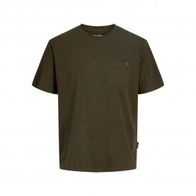 Тениска Jack & jones Edover Slub short sleeve T-shirt - Green (Rosin) тениска,мъжки,тениски,дамски,тениски,jack,&,jones,edover,slub,short,sleeve,t,shirt,green,(rosin)