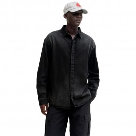 риза,с,дълъг,ръкав,мъжки,ризи,jack,&,jones,fade,denim,long,sleeve,shirt,black,(black,denim)