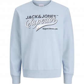 блуза,детски,блузи,jack,&,jones,logo,sweatshirt,blue,(celestial,blue)