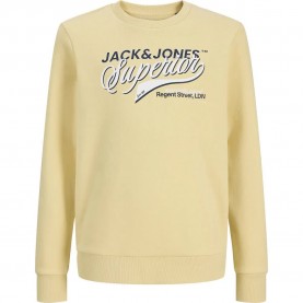 блуза,детски,блузи,jack,&,jones,logo,sweatshirt,yellow,(sunlight)