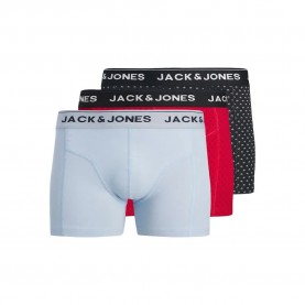 Боксерки Jack & jones Palmtree Trunks boxers 3 units - Multicolor (Dark Navy / Chambray Blue / True Red) боксерки,мъжко,бельо,jack,&,jones,palmtree,trunks,boxers,3,units,multicolor,(dark,navy,chambray,blue,true,red)