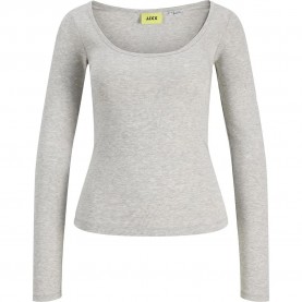 тениска,мъжки,тениски,дамски,тениски,jack,&,jones,star,u,neck,jjxx,long,sleeve,t,shirt,grey,(light,grey,melange)