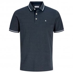 Jack & jones Paulos short sleeve polo - Blue (Turbulence / Play) дамски,блузи,с,яка,мъжки,блузи,с,яка,jack,&,jones,paulos,short,sleeve,polo,blue,(turbulence,play)