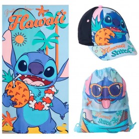хавлиена,кърпа,хавлии,stitch,stitch,towel,70x140,cm,blue,(multicolor)