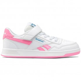 Маратонки Reebok Court Advance Elastic Lace&Top Strap trainers - White (White / Playful Pink / Warped Blue) маратонки,мъжки,маратонки,дамски,маратонки,reebok,court,advance,elastic,lace&top,strap,trainers,white,(white,playful,pink,warped,blue)