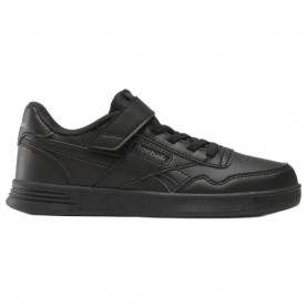Маратонки Reebok Court Advance Elastic&Top Strap trainers - Black (Black / Black / Black) маратонки,мъжки,маратонки,дамски,маратонки,reebok,court,advance,elastic&top,strap,trainers,black,(black,black,black)