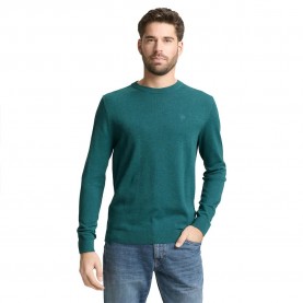 Блуза Tom tailor 1039810 Basic Knit sweater - Green (Classic Petrol Melangee) блуза,мъжки,пуловери,дамски,пуловери,tom,tailor,1039810,basic,knit,sweater,green,(classic,petrol,melangee)