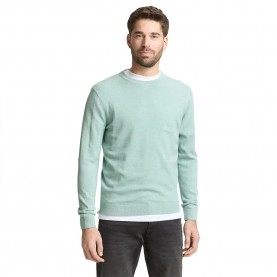 Блуза Tom tailor 1039810 Basic Knit sweater - Green (Soft Greyish Green Melange) блуза,мъжки,пуловери,дамски,пуловери,tom,tailor,1039810,basic,knit,sweater,green,(soft,greyish,green,melange)
