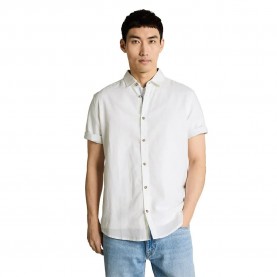 Риза с къс ръкав Tom tailor 1049611 short sleeve shirt - White (White) риза,с,къс,ръкав,дамски,ризи,мъжки,ризи,tom,tailor,1049611,short,sleeve,shirt,white,(white)
