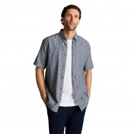 Риза с къс ръкав Tom tailor 1049616 short sleeve shirt - Grey (Navy Design) риза,с,къс,ръкав,дамски,ризи,мъжки,ризи,tom,tailor,1049616,short,sleeve,shirt,grey,(navy,design)