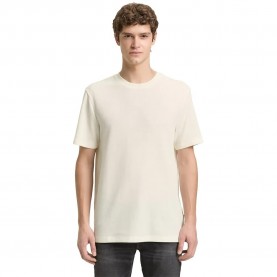 Тениска Tom tailor 1050352 T-shirt - Beige (Wool White) тениска,мъжки,тениски,дамски,тениски,tom,tailor,1050352,t,shirt,beige,(wool,white)