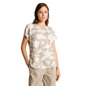 Тениска Tom tailor 1050451 short sleeve T-shirt - Beige (Ginkgo Knit Optic) тениска,мъжки,тениски,дамски,тениски,tom,tailor,1050451,short,sleeve,t,shirt,beige,(ginkgo,knit,optic)
