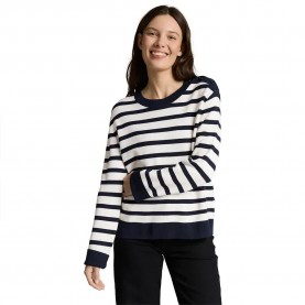 блуза,мъжки,пуловери,дамски,пуловери,tom,tailor,1050538,sweater,white,(white,sky,blue,knit,stripe)