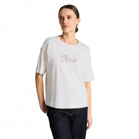 Тениска Tom tailor 1050835 short sleeve T-shirt - White (Whisper White) тениска,мъжки,тениски,дамски,тениски,tom,tailor,1050835,short,sleeve,t,shirt,white,(whisper,white)