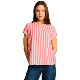 Tom tailor 1051083 blouse - Pink (Pink White Irregular Stripe) дамски,блузи,tom,tailor,1051083,blouse,pink,(pink,white,irregular,stripe)