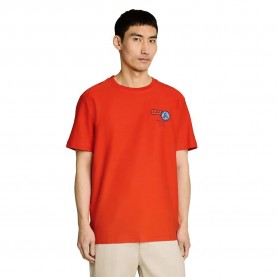 Тениска Tom tailor 1051169 short sleeve T-shirt - Orange (Orange Red) тениска,мъжки,тениски,дамски,тениски,tom,tailor,1051169,short,sleeve,t,shirt,orange,(orange,red)