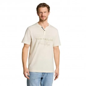 Тениска Tom tailor 1051170 long sleeve T-shirt - Beige (Gardenia White) тениска,мъжки,тениски,дамски,тениски,tom,tailor,1051170,long,sleeve,t,shirt,beige,(gardenia,white)