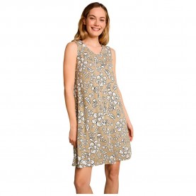 рокля,дамски,поли,и,рокли,tom,tailor,1051256,sleeveless,dress,brown,(olive,big,flower,design)