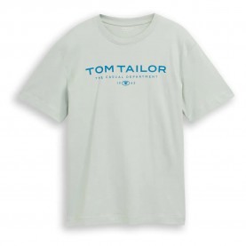 тениска,мъжки,тениски,дамски,тениски,tom,tailor,cotton,logo,print,short,sleeve,t,shirt,green,(soft,greyish,green)