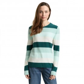 блуза,дамски,пуловери,дамски,плетени,дрехи,tom,tailor,knit,structured,striped,sweater,green,(green,mint,white,stripe)