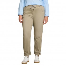Панталони Tom tailor Plus Cropped Slim Fit Leg pants - Beige (Silver Olive) панталони,мъжки,панталони,дамски,панталони,tom,tailor,plus,cropped,slim,fit,leg,pants,beige,(silver,olive)