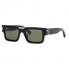 слънчеви,очила,слънчеви,очила,philipp,plein,spp206m,540700,54x20x145,mm,sunglasses,black,(shiny,black)
