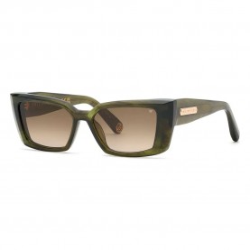 слънчеви,очила,слънчеви,очила,philipp,plein,spp215m,550vad,55x16x145,mm,woman,sunglasses,green,(shiny,green,black,melange)