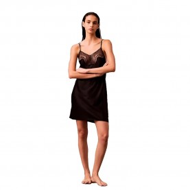 дамски,пижами,calvin,klein,000qs7313e,sleeveless,nightgown,black,(black)