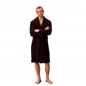 Calvin klein Comfort bathrobe - Black (Black) мъжки,халати,calvin,klein,comfort,bathrobe,black,(black)