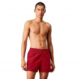 Бански гащета Calvin klein Essential Medium swimming shorts - Pink (Quaint Berry) бански,гащета,мъжки,бански,костюми,calvin,klein,essential,medium,swimming,shorts,pink,(quaint,berry)