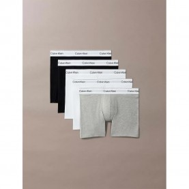 Боксерки Calvin klein LV00NB4395 boxers 5 units - Multicolor (Black / Classic White / Grey Heather) боксерки,мъжко,бельо,calvin,klein,lv00nb4395,boxers,5,units,multicolor,(black,classic,white,grey,heather)