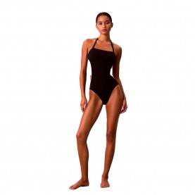 Бански костюм Calvin klein LV00Q61040 swimsuit - Black (Black) бански,костюм,дамски,бански,костюми,calvin,klein,lv00q61040,swimsuit,black,(black)