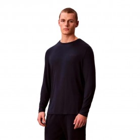 блуза,мъжки,пуловери,calvin,klein,modal,sweatshirt,black,(shoreline)