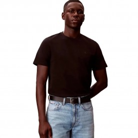 Тениска Calvin klein jeans Classic Monogram short sleeve T-shirt - Brown (Black) тениска,мъжки,тениски,дамски,тениски,calvin,klein,jeans,classic,monogram,short,sleeve,t,shirt,brown,(black)
