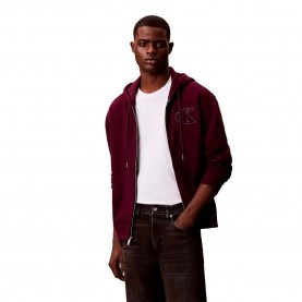блуза,мъжки,пуловери,calvin,klein,jeans,gift,giving,full,zip,sweatshirt,red,(passion,plum)