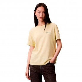 тениска,мъжки,тениски,дамски,тениски,calvin,klein,jeans,lv047e809g,short,sleeve,t,shirt,yellow,(lime,spritz)