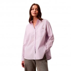Риза с дълъг ръкав Calvin klein jeans LV047F147G Relaxed long sleeve shirt - Pink (Island Lilac) риза,с,дълъг,ръкав,дамски,ризи,мъжки,ризи,calvin,klein,jeans,lv047f147g,relaxed,long,sleeve,shirt,pink,(island,lilac)