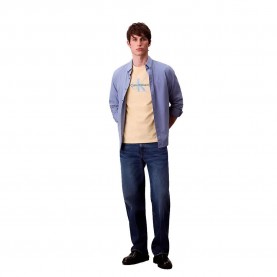 тениска,мъжки,тениски,дамски,тениски,calvin,klein,jeans,lv04rb862g,short,sleeve,t,shirt,yellow,(sunlight)