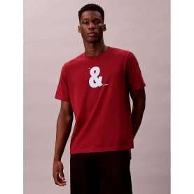 Тениска Calvin klein jeans LV04RD806G short sleeve T-shirt - Red (Renaissance Red) тениска,мъжки,тениски,дамски,тениски,calvin,klein,jeans,lv04rd806g,short,sleeve,t,shirt,red,(renaissance,red)