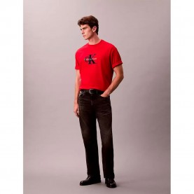 тениска,мъжки,тениски,дамски,тениски,calvin,klein,jeans,lv04re815g,short,sleeve,t,shirt,red,(adrenaline,rush)