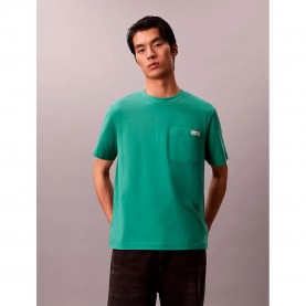 Тениска Calvin klein jeans LV04RF280G T-shirt - Green (Wild Green) тениска,мъжки,тениски,дамски,тениски,calvin,klein,jeans,lv04rf280g,t,shirt,green,(wild,green)