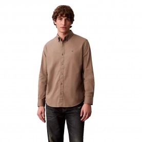 риза,с,дълъг,ръкав,дамски,ризи,мъжки,ризи,calvin,klein,jeans,lv140em125,long,sleeve,shirt,brown,(taupe,tone)