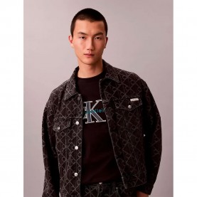 тениска,мъжки,тениски,дамски,тениски,calvin,klein,jeans,lv04re815g,short,sleeve,t,shirt,brown,(black)