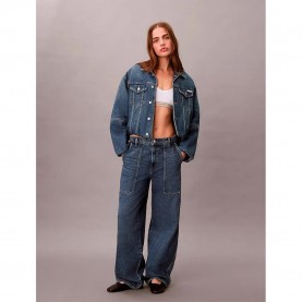 Дънки Calvin klein jeans LV147D720G Cargo jeans - Blue (Tinted Orchard) дънки,дамски,панталони,calvin,klein,jeans,lv147d720g,cargo,jeans,blue,(tinted,orchard)